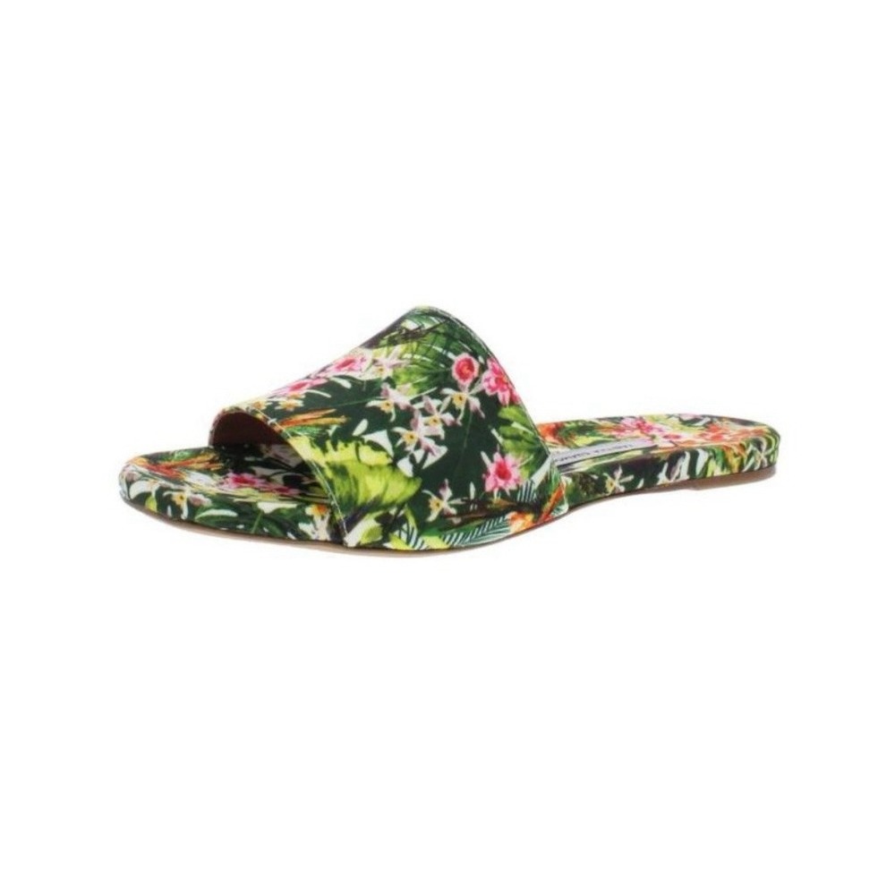 Tabitha Simmons tropical print sandals size‎ 38.5 or 8.5 Italy